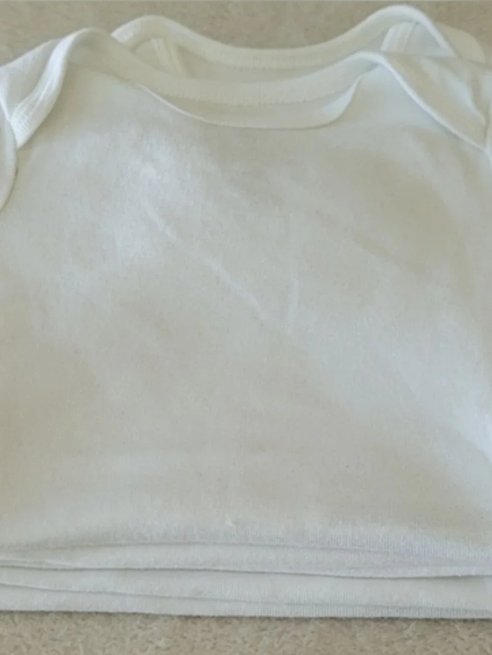 Carter's Unisex Baby 5-Pack Short-Sleeve Bodysuits EG7 White Size 3 Months